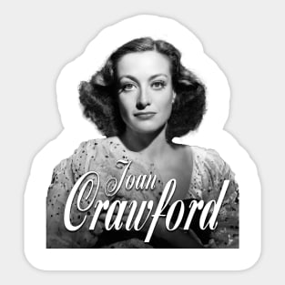 Joan Crawford Sticker